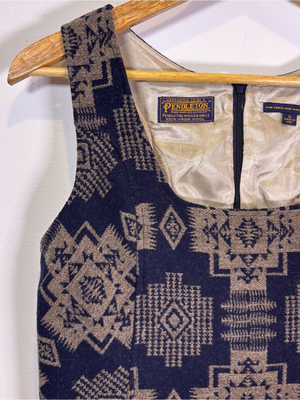 Pendleton Wool Shift Dress - Picture 3 of 8